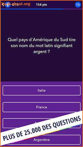 Quizit - Trivia Français screenshot