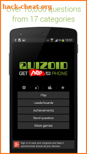 Quizoid Pro: Category Trivia with 5 Game modes screenshot