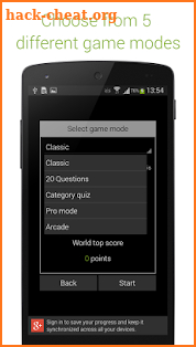 Quizoid Pro: Category Trivia with 5 Game modes screenshot