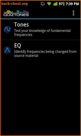 Quiztones Ear Training for EQ screenshot