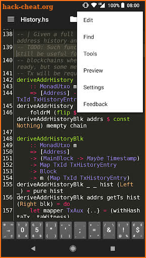 Quoda Code Editor screenshot