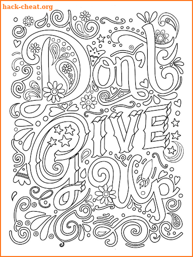 Quote Coloring Pages For Adults 2 screenshot