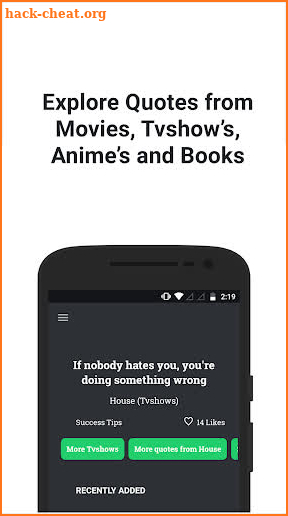 Quotely Pro: Quotes in your Pocket screenshot