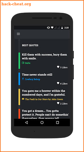 Quotely Pro: Quotes in your Pocket screenshot