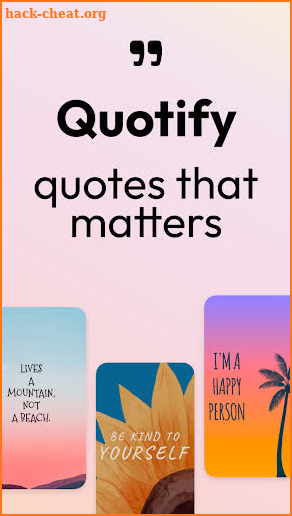 Quotes Creator App - Quotify screenshot