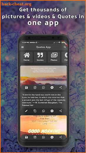 Quotes - Pictures, Videos, Words and Letters screenshot