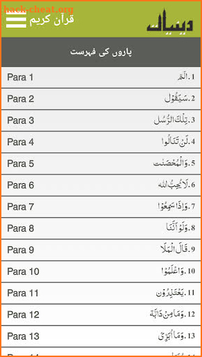 Quraan-E-Karim  (15 Lines) screenshot