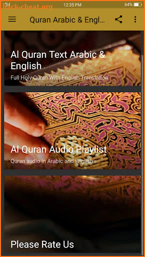 Quran Arabic English Translation screenshot