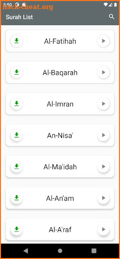 Quran by voice of all reciters screenshot