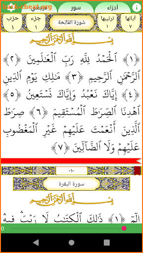 Quran light - the Quran clearly with pages screenshot