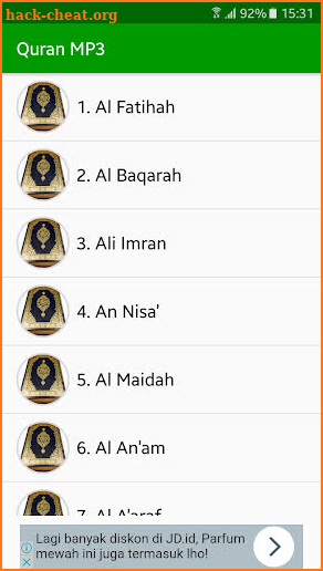 Quran MP3 Full Offline screenshot