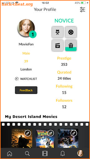 QURATOR Movie Ratings You Can Trust screenshot