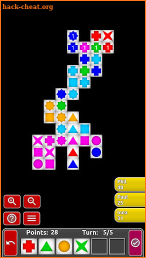 Quvirqle: tiles matching game screenshot