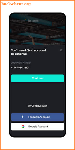 Qvid - Template screenshot