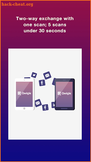 Qwigle: Quick Contact Exchange screenshot