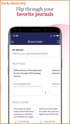 R Discovery: Academic Research screenshot