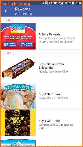 R Store Rewards screenshot