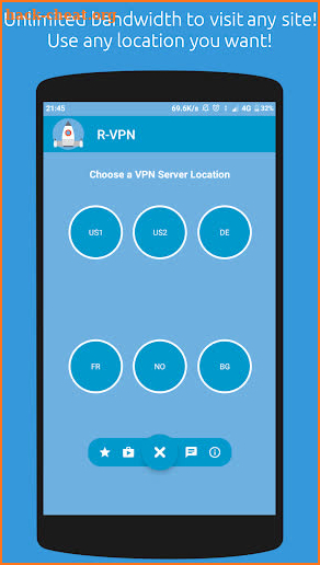 R-VPN – Free VPN For Android screenshot