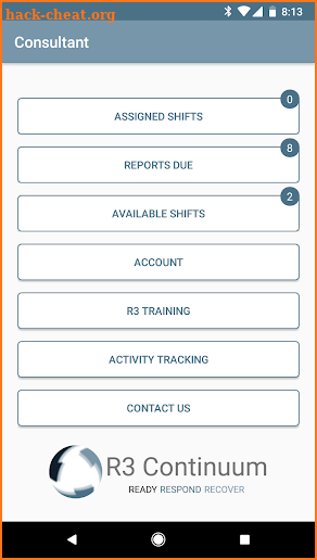 R3SPONSE App for Network Consultants screenshot