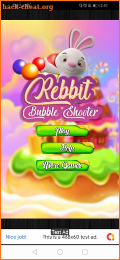 Rabbit Bubbles Shooter - balls shooting game screenshot