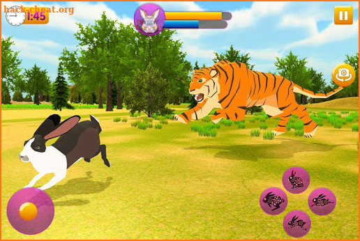 Rabbit Family Simulator: Poly Art Jungle screenshot