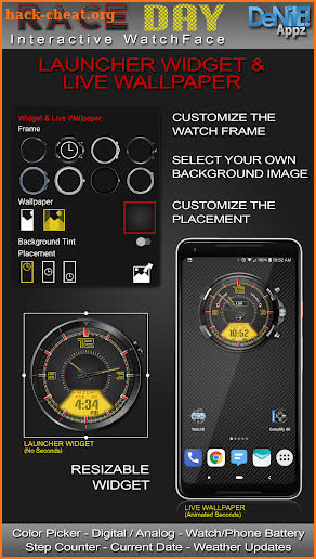Race Day HD Watch Face Widget & Live Wallpaper screenshot