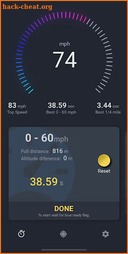 Race Stats: Speedometer and G Force screenshot