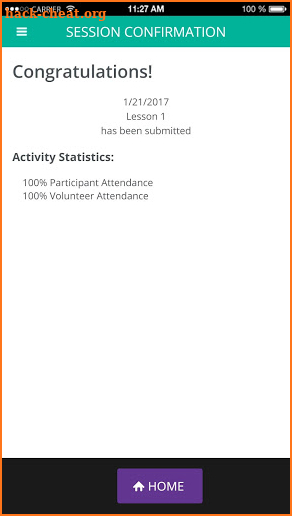 RacePlanner Attendance Tracker App screenshot