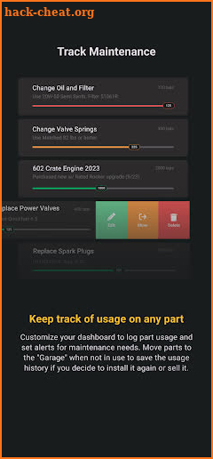 RacePrep: Maintenance Tracker screenshot