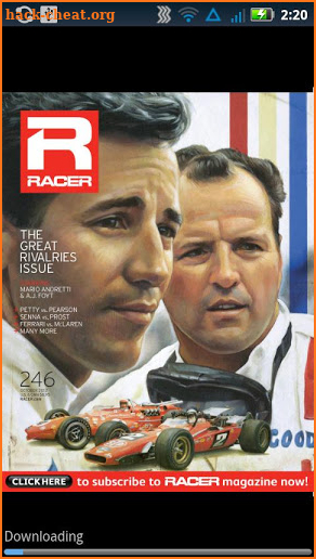RACER Magazine screenshot