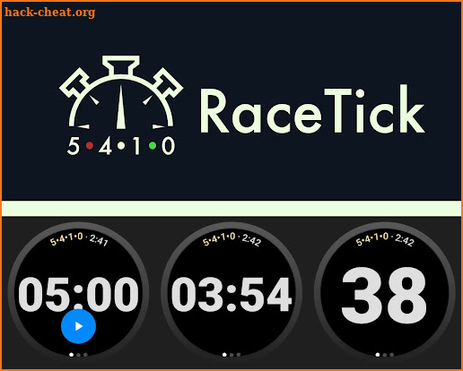 RaceTick screenshot