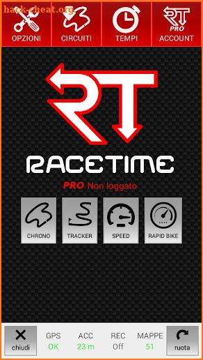 RaceTime - GPS lap timer FULL screenshot