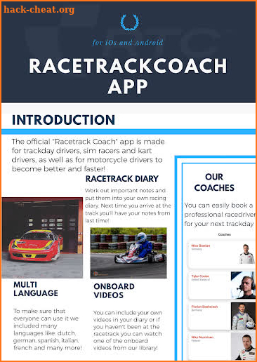 Racetrack Coach screenshot