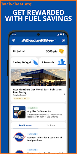 RaceWay Rewards screenshot