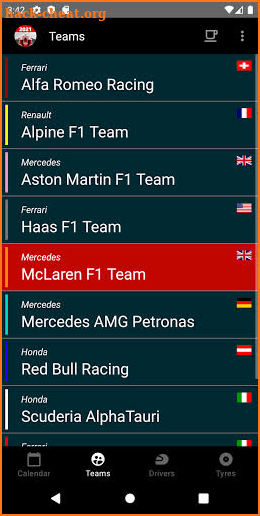 Racing Calendar 2021 - Donation screenshot