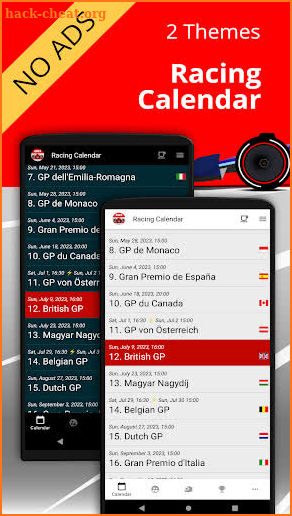 Racing Calendar 2024 - Donate screenshot