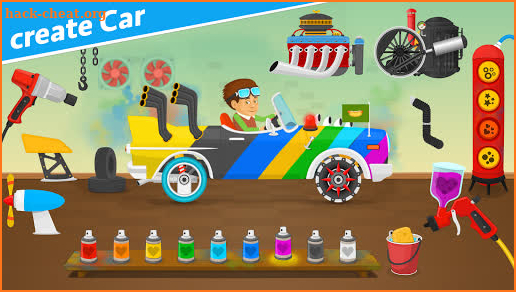 Racing car games for kids 2-5. Cars for toddlers screenshot