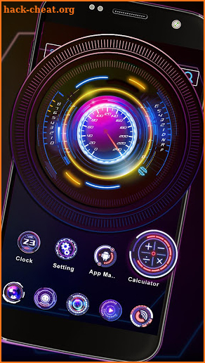 Racing Car Hologram Launcher Theme Live Wallpapers screenshot