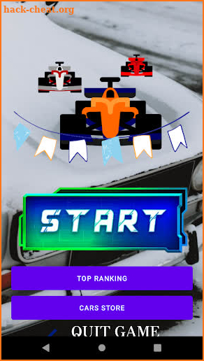 Racing car moto screenshot