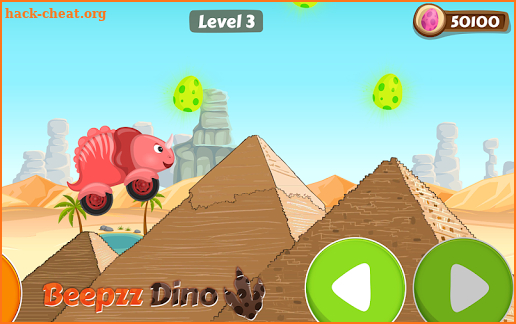 Racing game for Kids - Beepzz Dinosaur screenshot