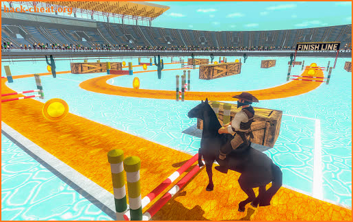 Racing Horse & Jumping Stunts screenshot