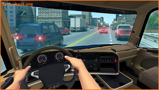 Racing in Bus screenshot