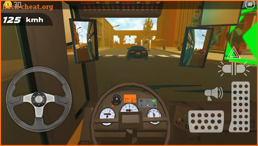 Racing in Bus screenshot