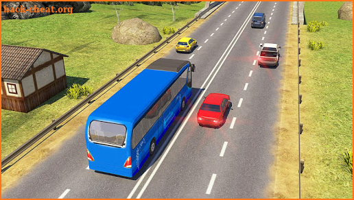 Racing in Bus screenshot