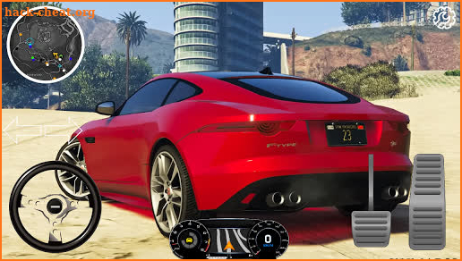 Racing in Car: 2020 Jaguar F-Type screenshot