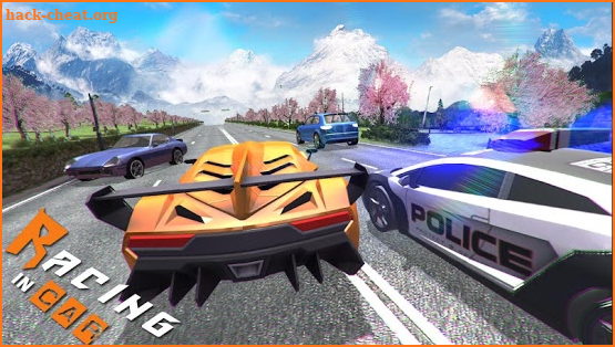 Racing In Car 3D screenshot