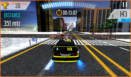 Racing in mountain screenshot