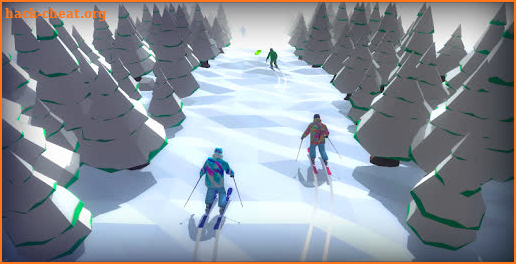 Racing in Mountain Ski 2019: Top Hill Skiing Racer screenshot