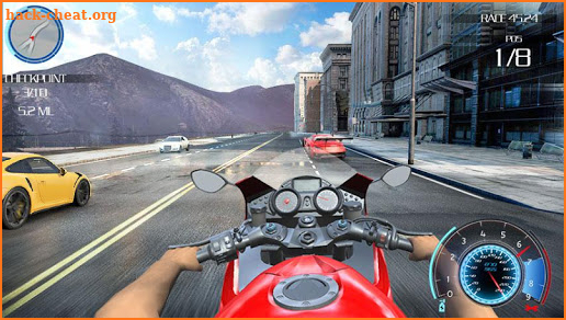 Racing Moto 3D screenshot