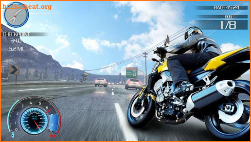 Racing Moto 3D screenshot